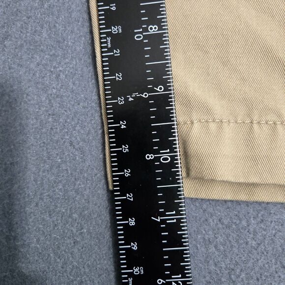 Volcom Men 31 Tan 10.5" Inseam Chino Flat Front Skater Shorts - Picture 10 of 13